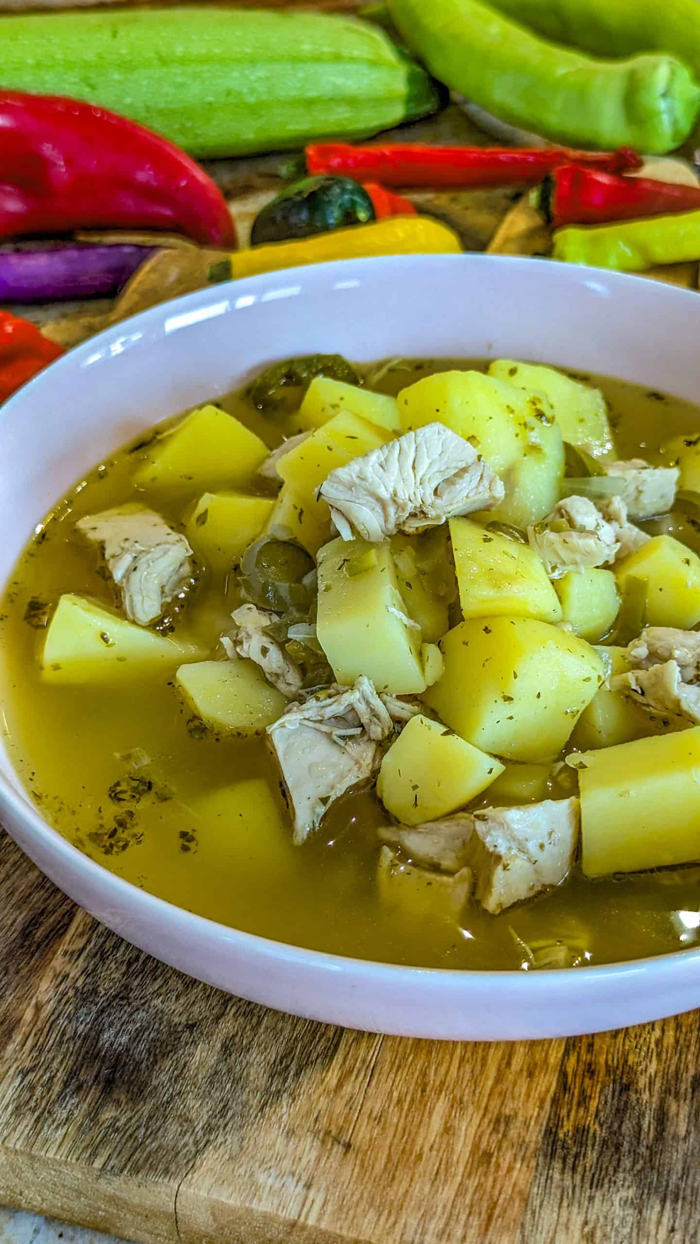 Whip Up Green Chile Chicken Potato Soup in Under 20 Mins